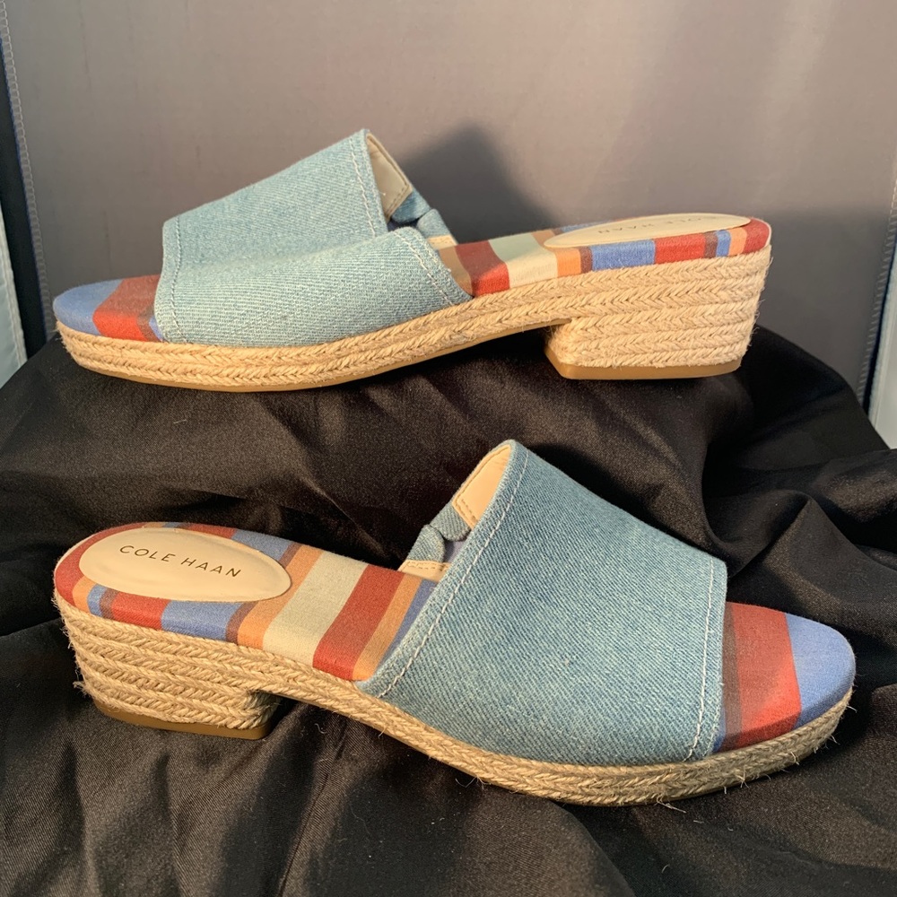 Cole Haan Giselle Denim Espadrille Sandal